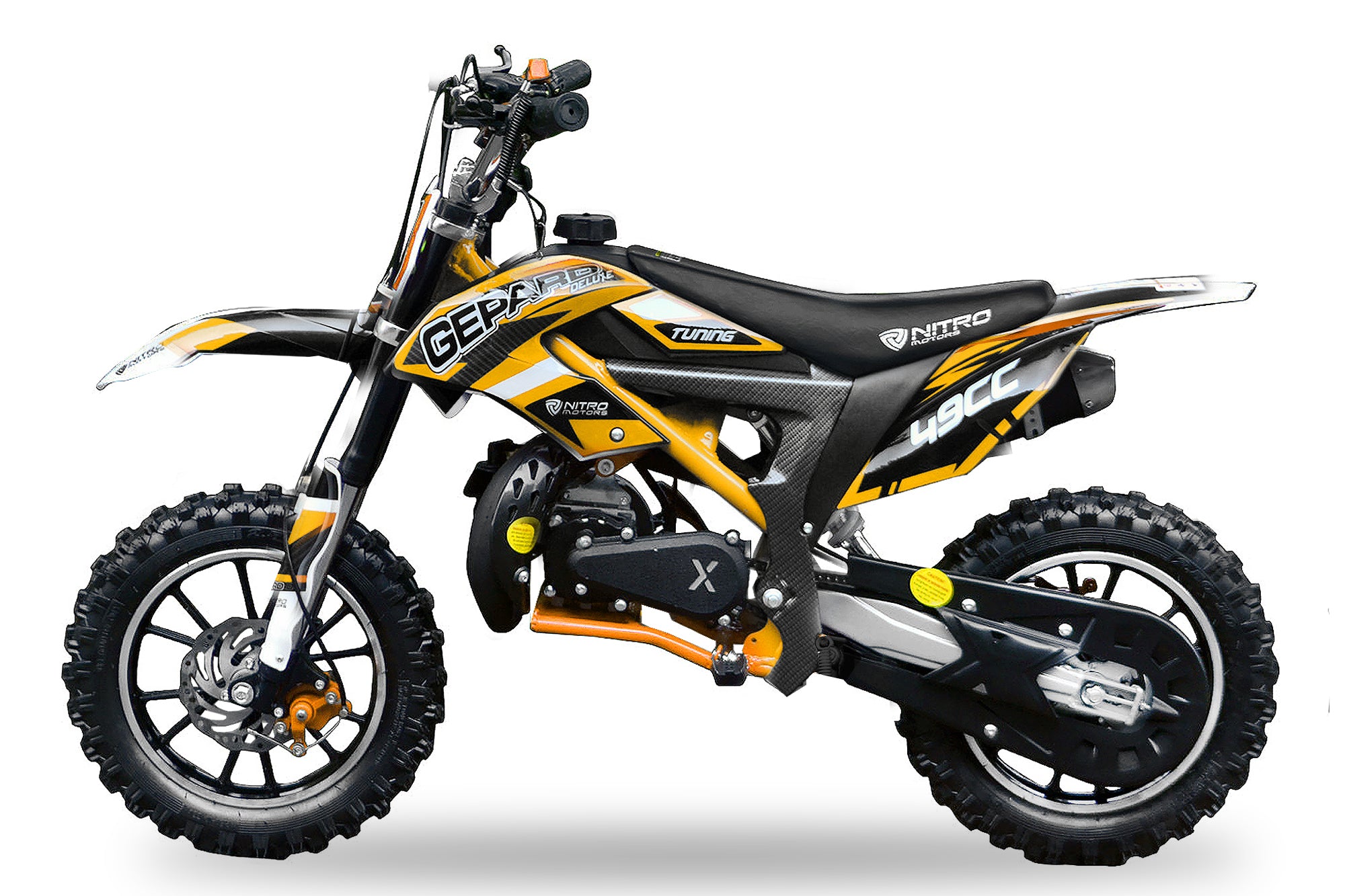 Dirt Bike Nitro 49cc Cheetah DLX 10 Orange
