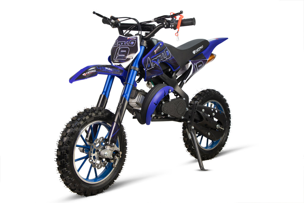 Pocket Bike Nitro Apollo 49cc Fun 10 Bleu
