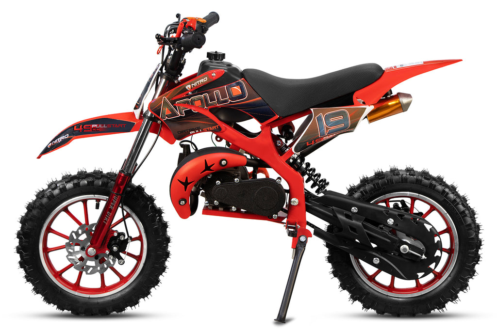 Pocket Bike Nitro Apollo 49cc Fun 10 Rouge