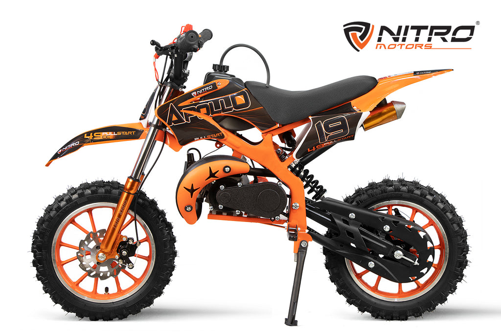 Pocket Bike Nitro Apollo 49cc Fun 10 Orange