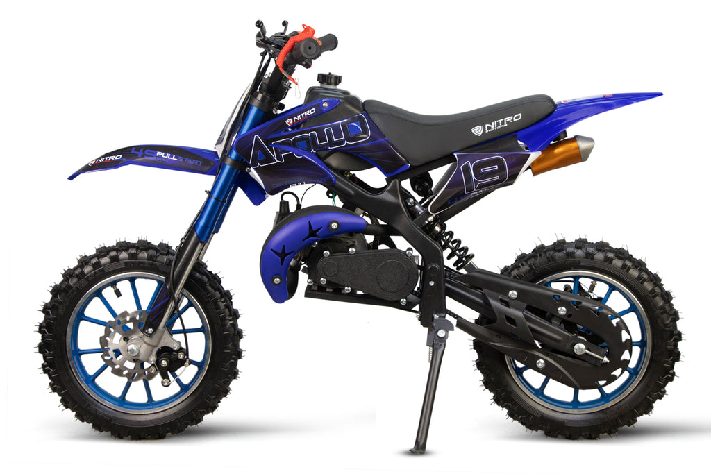Pocket Bike Nitro Apollo 49cc Fun 10 Bleu