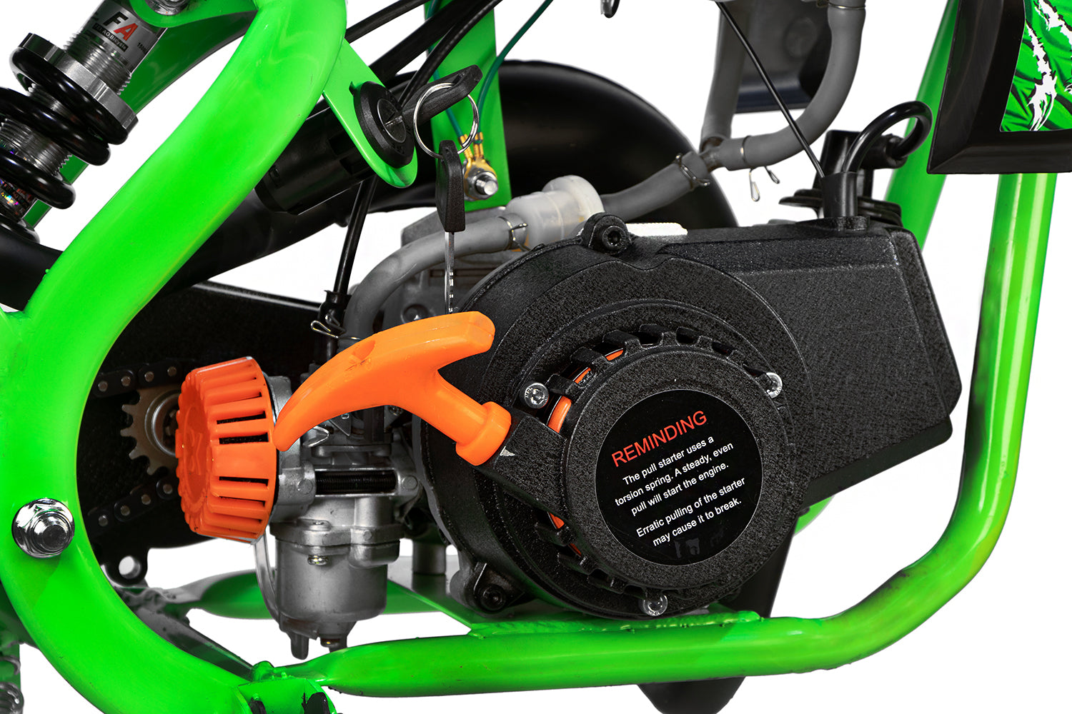 Dirt Bike Nitro 49cc Fossa Fun 10 Rouge