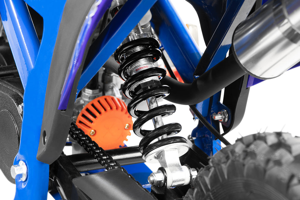 Dirt Bike Nitro 49cc Flash Fun 10 Bleu