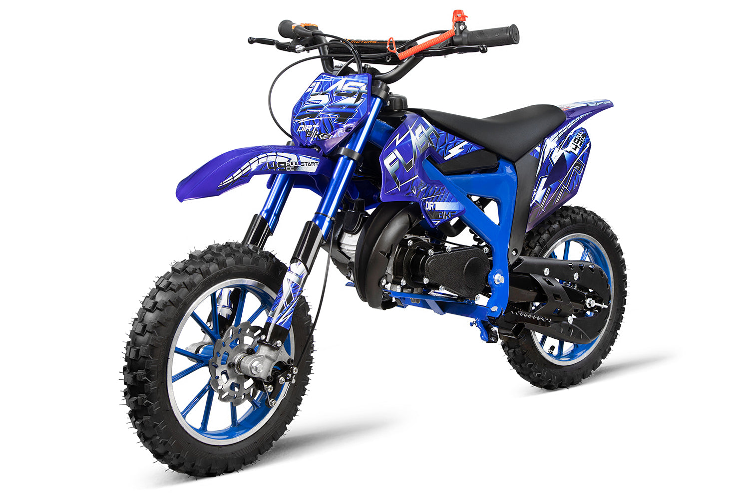 Dirt Bike Nitro 49cc Flash Fun 10 Bleu