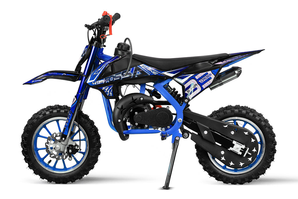 Dirt Bike Nitro 49cc Fossa Fun 10 Bleu