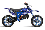 Dirt Bike Nitro 49cc Flash Fun 10 Bleu