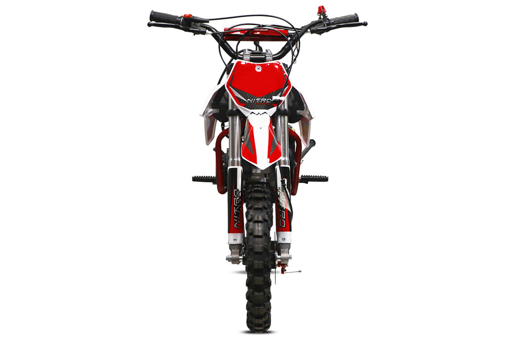 Dirt Bike pour enfants Nitro 49cc Gazelle CR DLX 10 Rouge