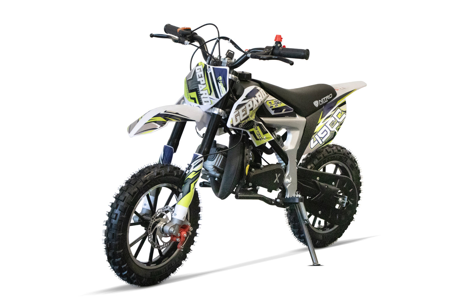 Dirt Bike pour enfants Nitro 49 cc Cheetah CR DLX 10 Vert