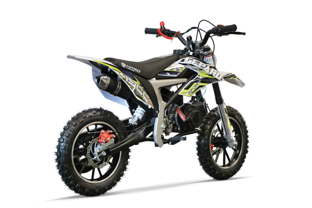 Dirt Bike pour enfants Nitro 49 cc Cheetah CR DLX 10 Vert