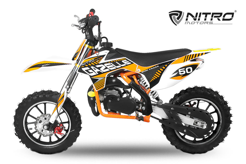 Dirt Bike enfants Nitro 49cc Coyote VX DLX 10 Orange