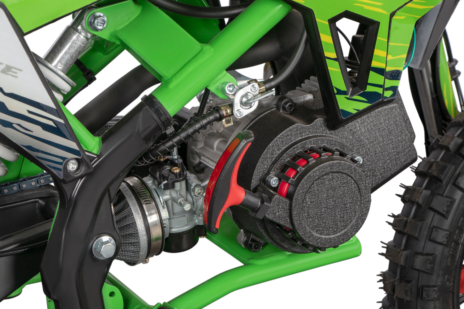 Dirt Bike Nitro 49cc enfants Coyote VX Mini 10 DLX Bleu