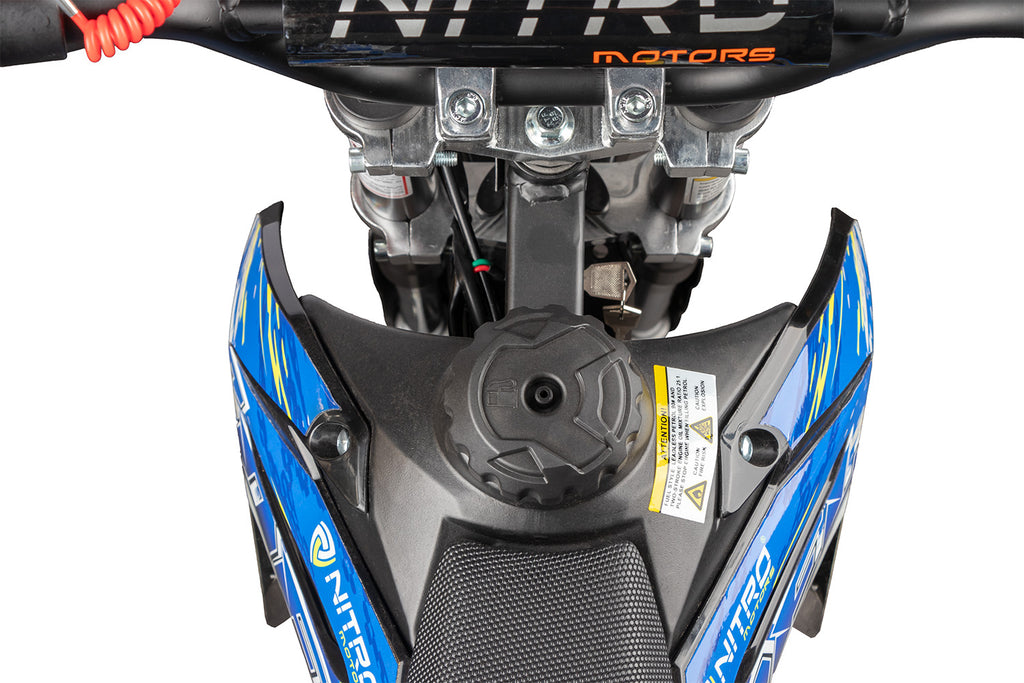 Dirt Bike enfants Nitro 49cc Coelo Pullstart DLX 10 Vert