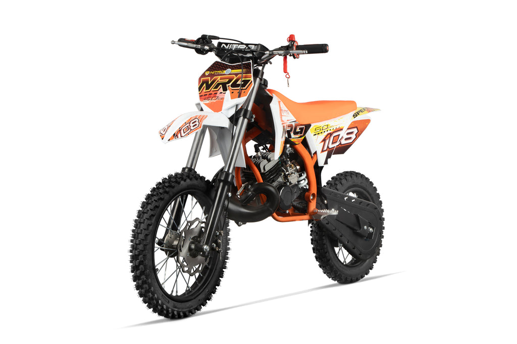 Dirt Bike enfants Nitro 50cc midi NRG50 14/12 Orange