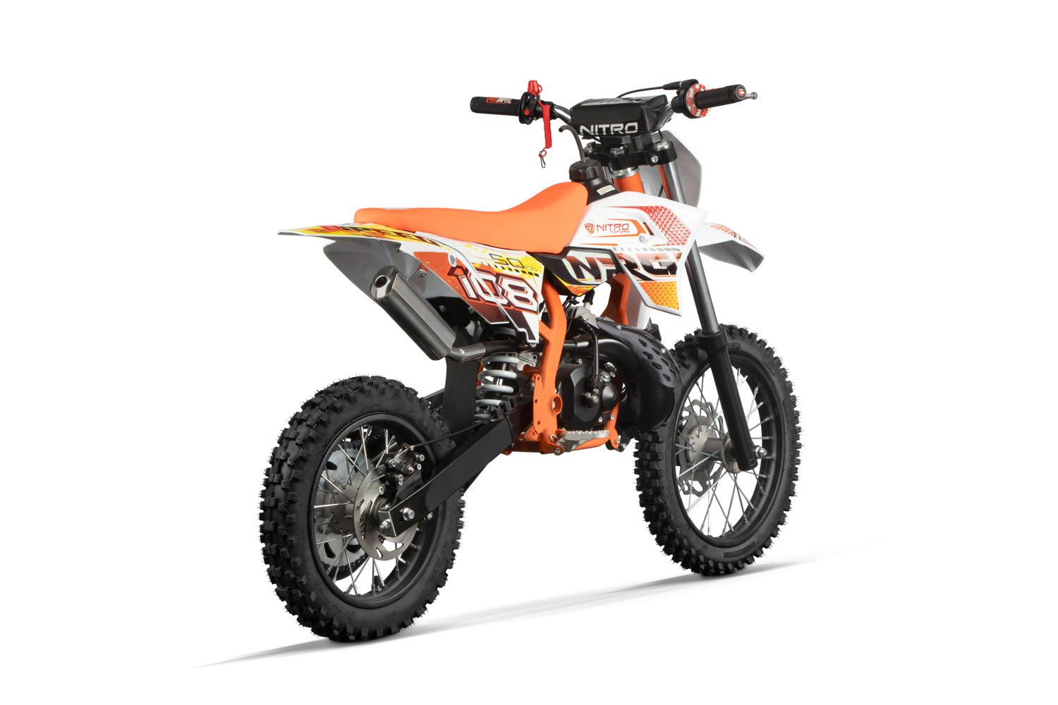 Dirt Bike enfants Nitro 50cc midi NRG50 14/12 Orange