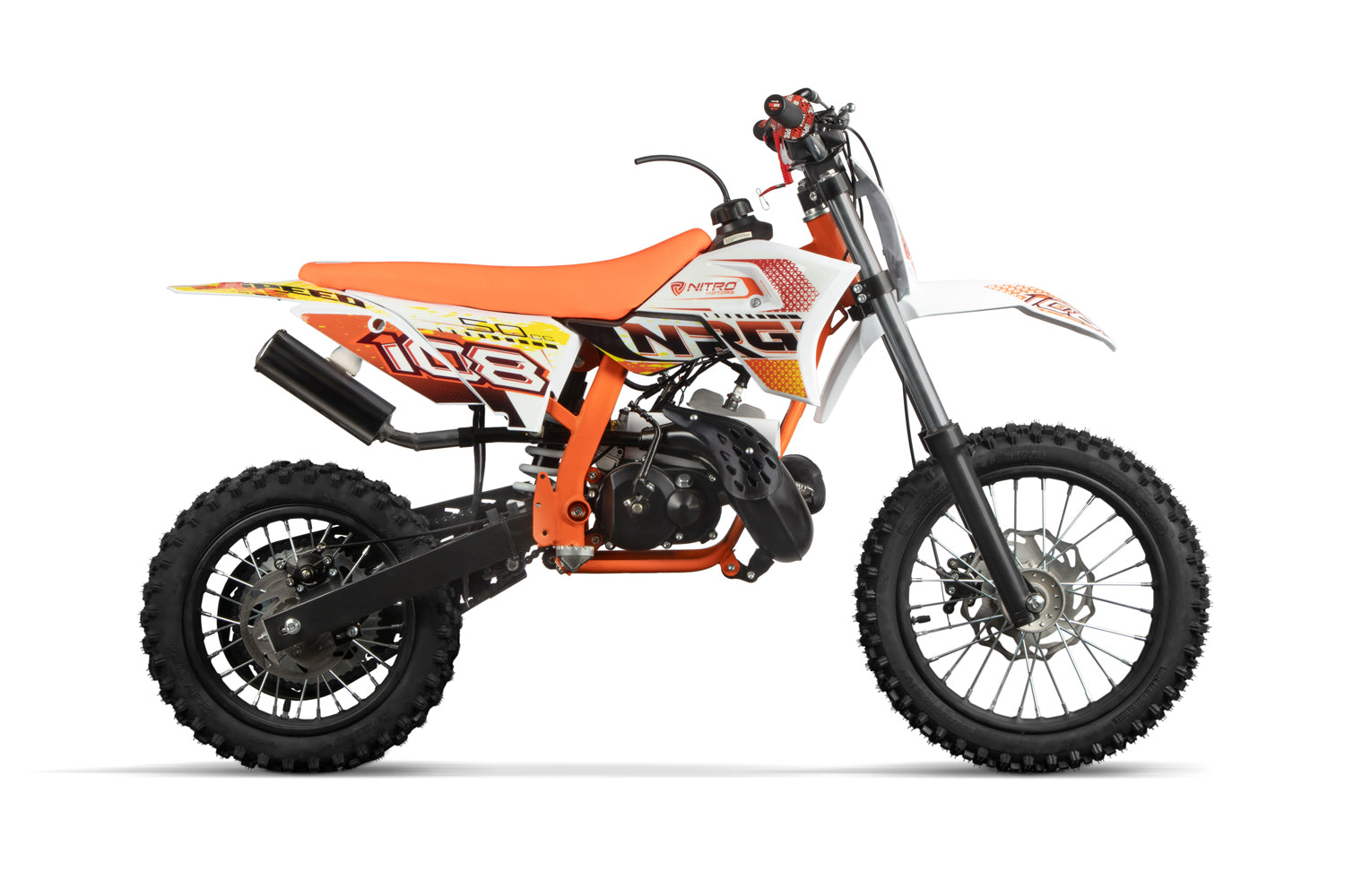Dirt Bike enfants Nitro 50cc midi NRG50 14/12 Orange
