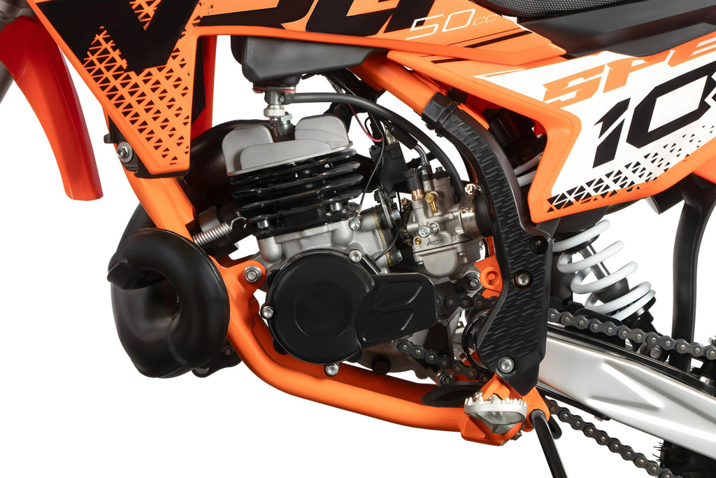 Dirt Bike enfants Nitro 50cc Mini NRG50 12/10 Orange