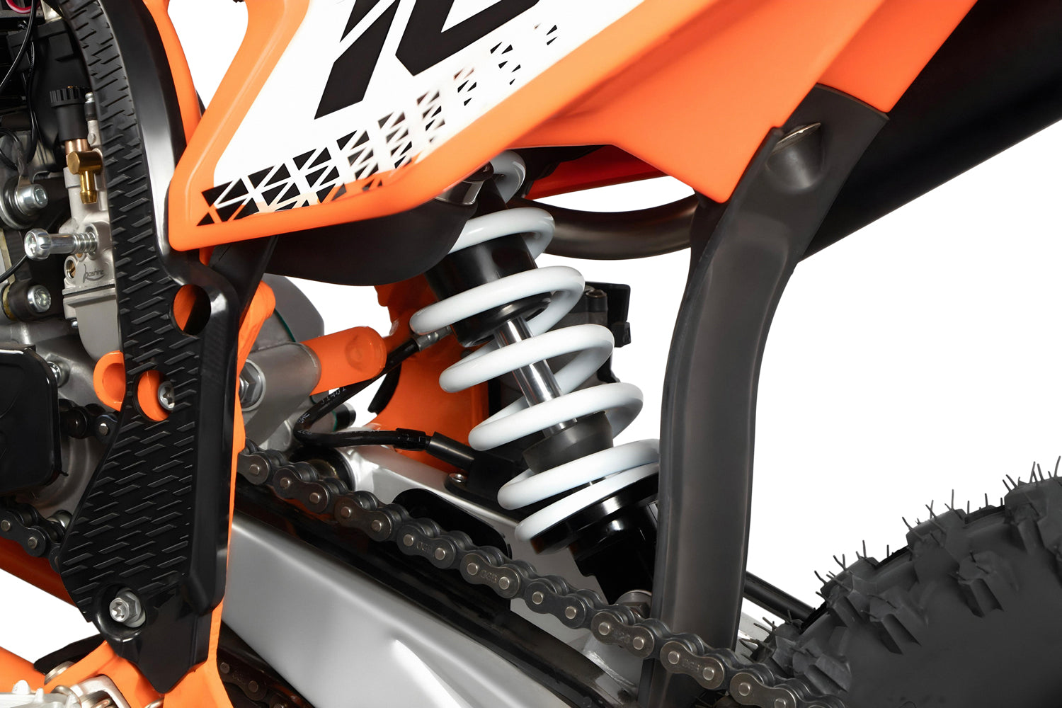 Dirt Bike enfants Nitro 50cc Mini NRG50 12/10 Orange