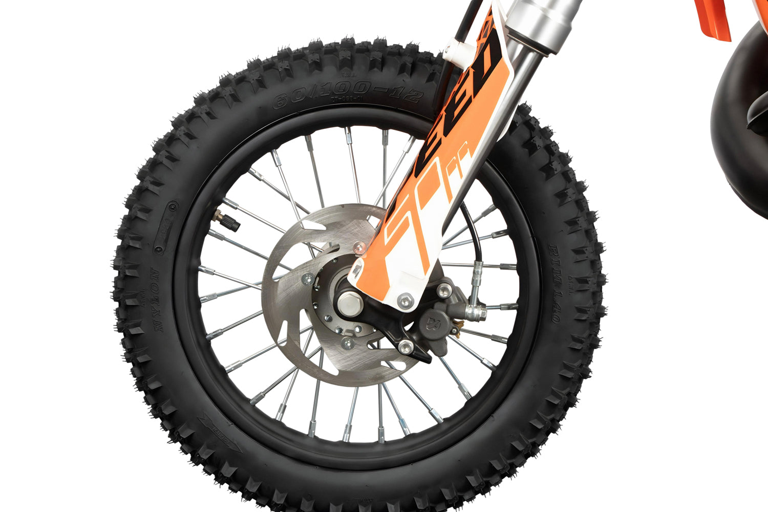 Dirt Bike enfants Nitro 50cc Mini NRG50 12/10 Orange