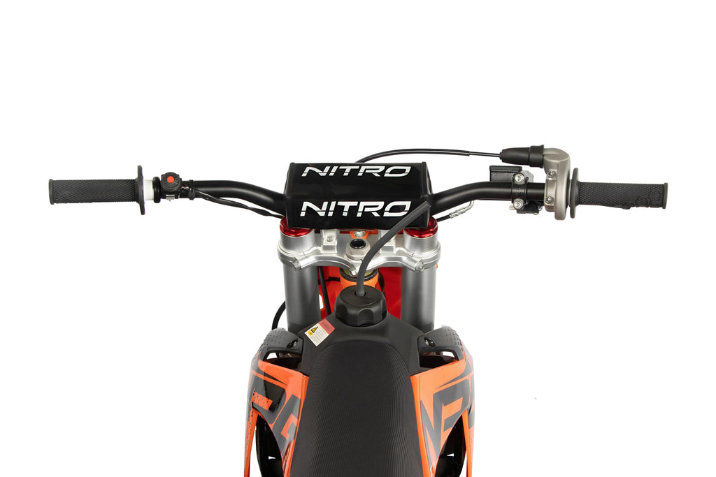 Dirt Bike enfants Nitro 50cc Mini NRG50 12/10 Orange