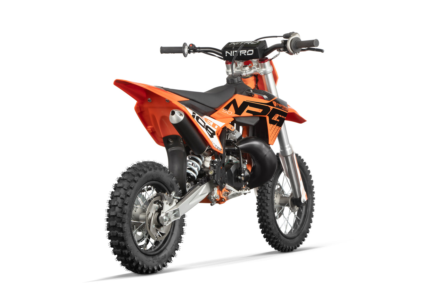 Dirt Bike enfants Nitro 50cc Mini NRG50 12/10 Orange