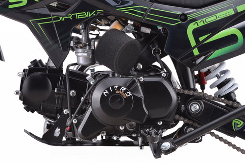 Dirt Bike enfant Nitro 110cc Storm V3 BRX 12/10 4 vitesses Bleu