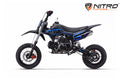 Dirt Bike enfant Nitro 110cc Storm V3 BRX 12/10 4 vitesses Bleu