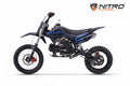 Dirt Bike enfants Nitro 110cc Storm V3 BRX 14/12 4 vitesses Bleu