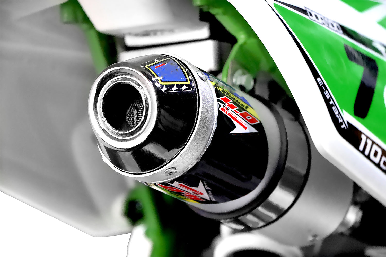 Dirt Bike Nitro Dorado 110 cm3 10 pouces démarrage électrique Vert