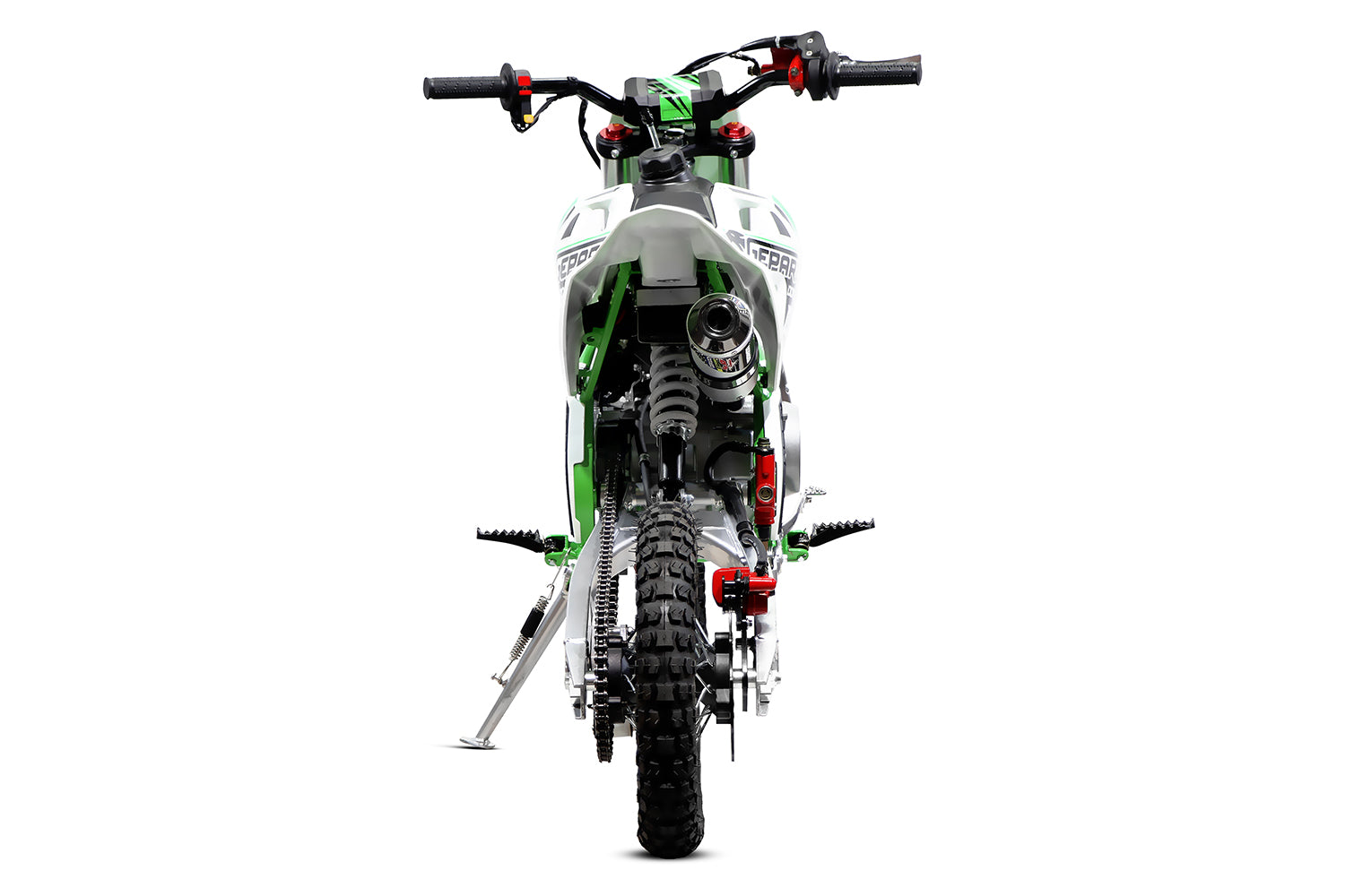 Dirt Bike Nitro Dorado 110 cm3 10 pouces démarrage électrique Vert