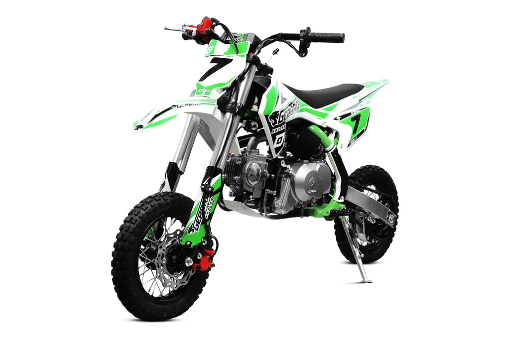 Dirt Bike Nitro Dorado 110 cm3 10 pouces démarrage électrique Vert
