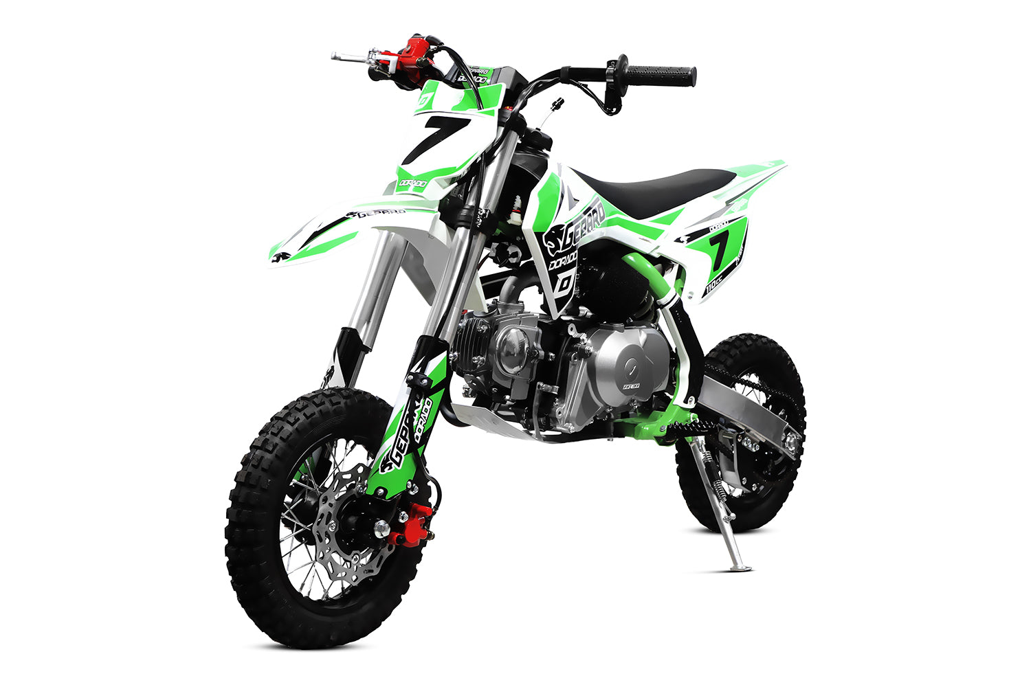 Dirt Bike Nitro Dorado 110 cm3 10 pouces démarrage électrique Vert