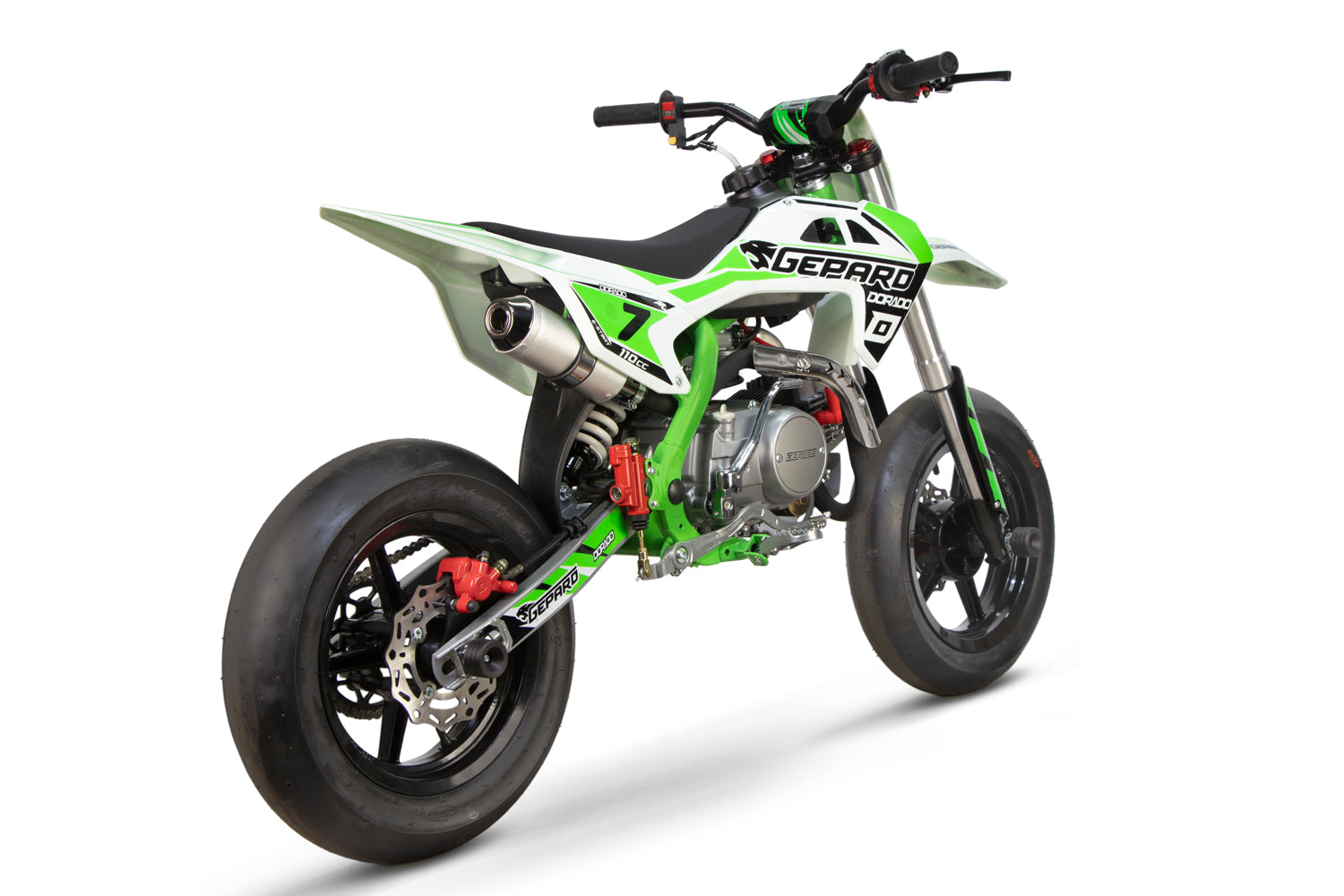 Dirt Bike enfants Nitro 110cc CRX Bro 12/12 Vert