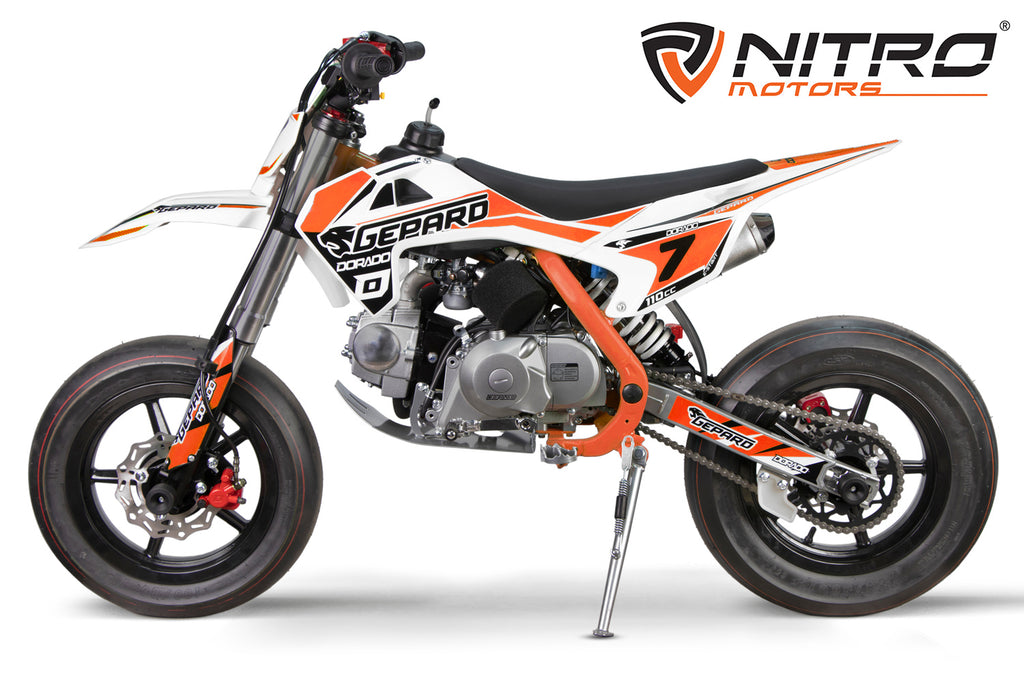 Dirt Bike enfants Nitro 110cc CRX Bro 12/12 Orange