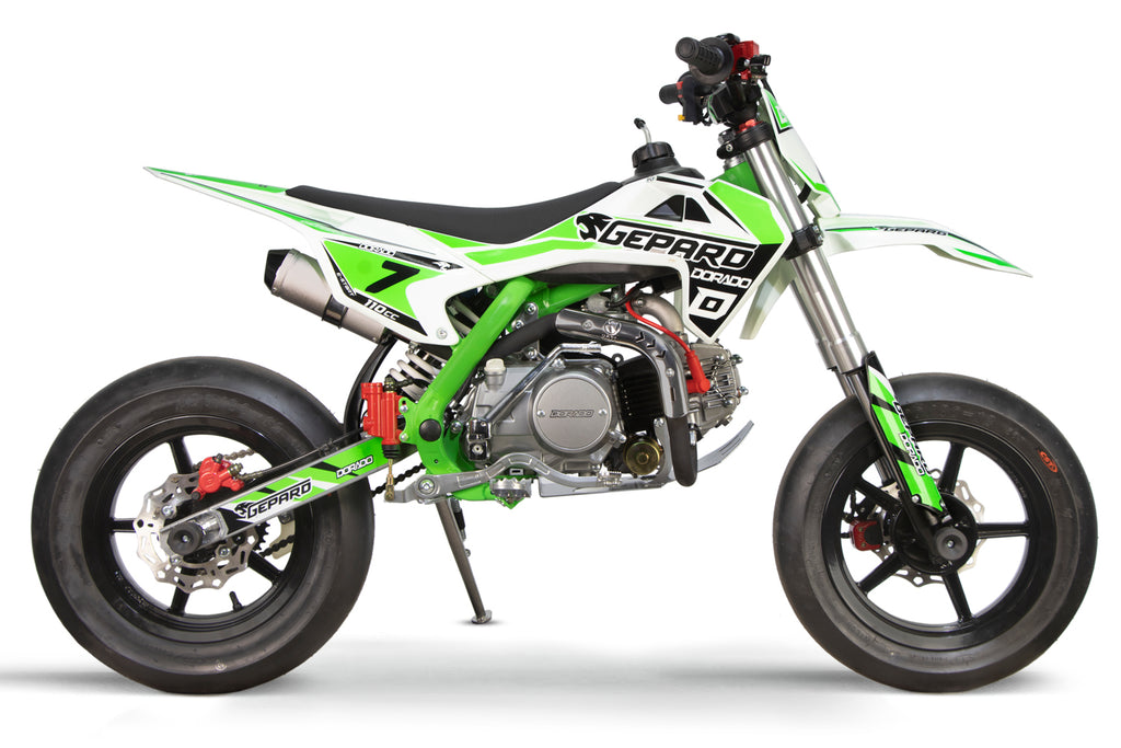 Dirt Bike enfants Nitro 110cc CRX Bro 12/12 Vert