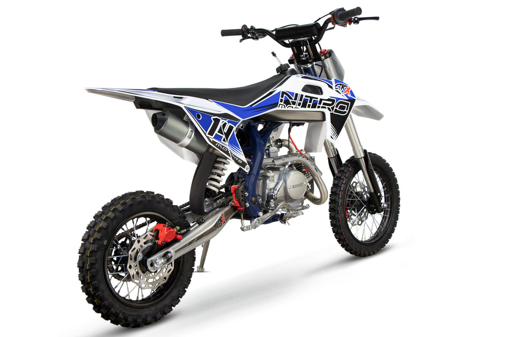 Dirt Bike enfants Nitro 125cc midi CRX Bro 14/12 Bleu