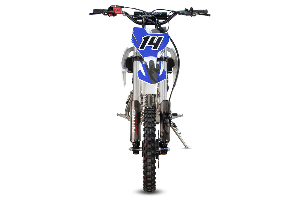 Dirt Bike enfants Nitro 125cc midi CRX Bro 14/12 Bleu