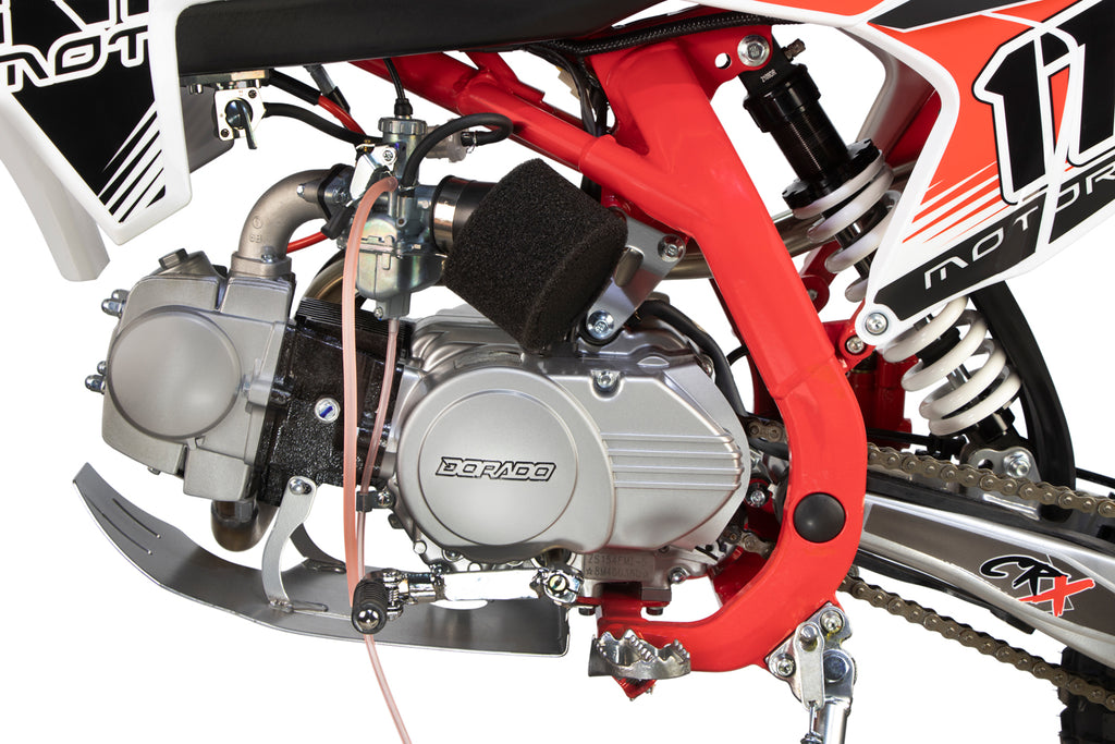 Dirt Bike Nitro CRX Performance 125cc 17/14 pouces Kickstart 4 vitesses manuelle Orange