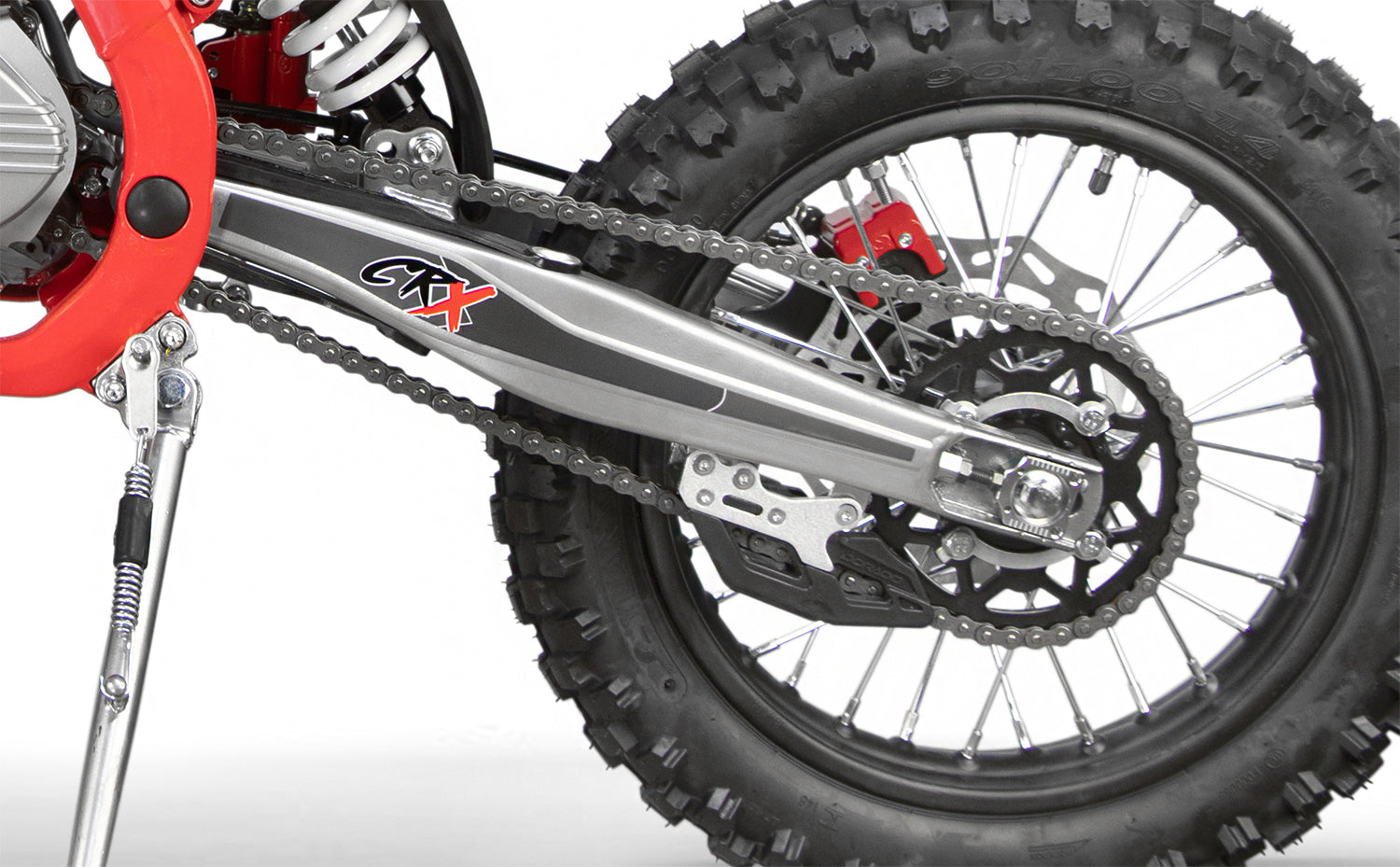 Dirt Bike Nitro CRX Performance 125cc 17/14 pouces Kickstart 4 vitesses manuelle Orange