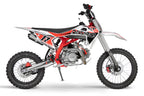 Dirt Bike Nitro CRX Performance 125cc 17/14 pouces Kickstart 4 vitesses manuelle Rouge