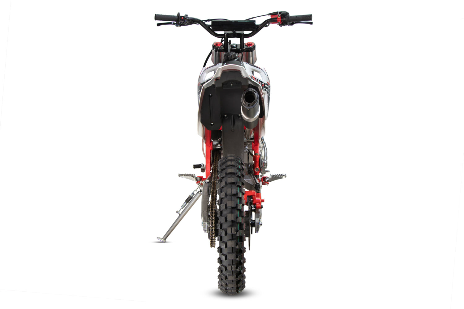 Dirt Bike Nitro CRX Performance 125cc 17/14 pouces Kickstart 4 vitesses manuelle Rouge