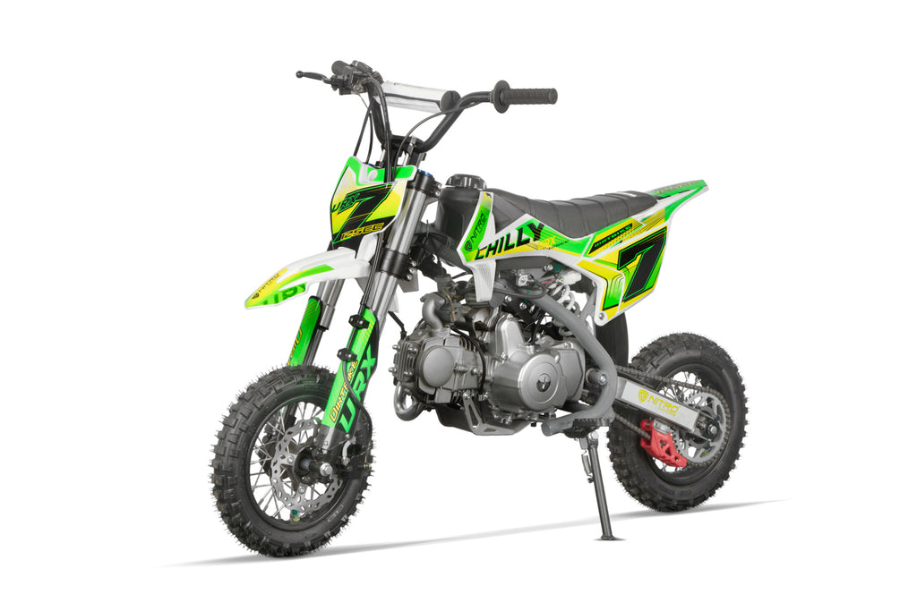 Dirt Bike enfant Nitro 125cc Chilly URX 10/10 Vert