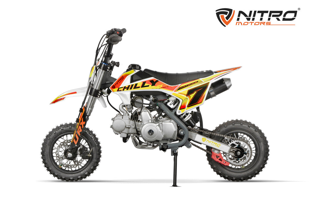 Dirt Bike enfant Nitro 125cc Chilly URX 10/10 Orange