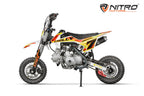 Dirt Bike enfant Nitro 125cc Chilly URX 10/10 Orange