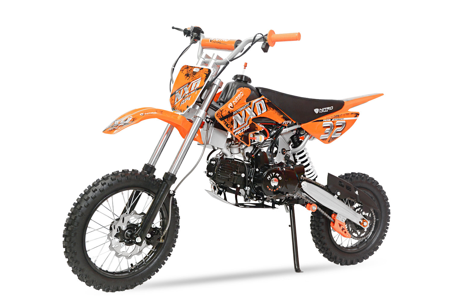 Dirt Bike Cross Nitro 125cc NXD Prime A14 14/12 automatique Orange