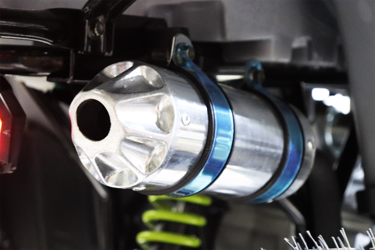 Quad Enfant Nitro 125cc midi Rugby RS8 3G Platinium Bleu