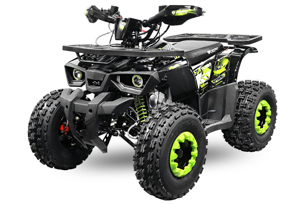 Quad Enfant Nitro 125cc midi Rugby RS8 3G Platinium Vert