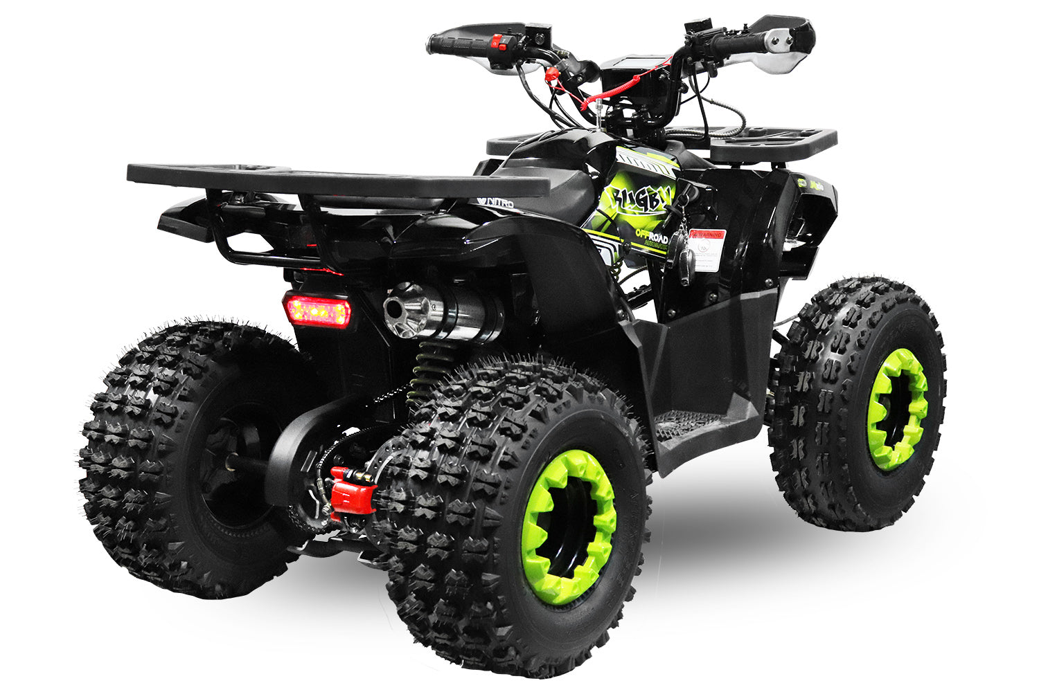 Quad Enfant Nitro 125cc midi Rugby RS8 3G Platinium Vert