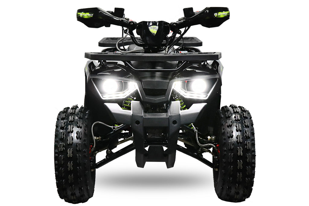 Quad Enfant Nitro 125cc midi Rugby RS8 3G Platinium Vert