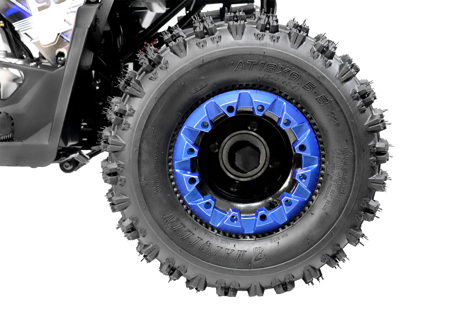 Quad Enfant Nitro 125cc midi Rocco RS8 3G Platinium Rouge