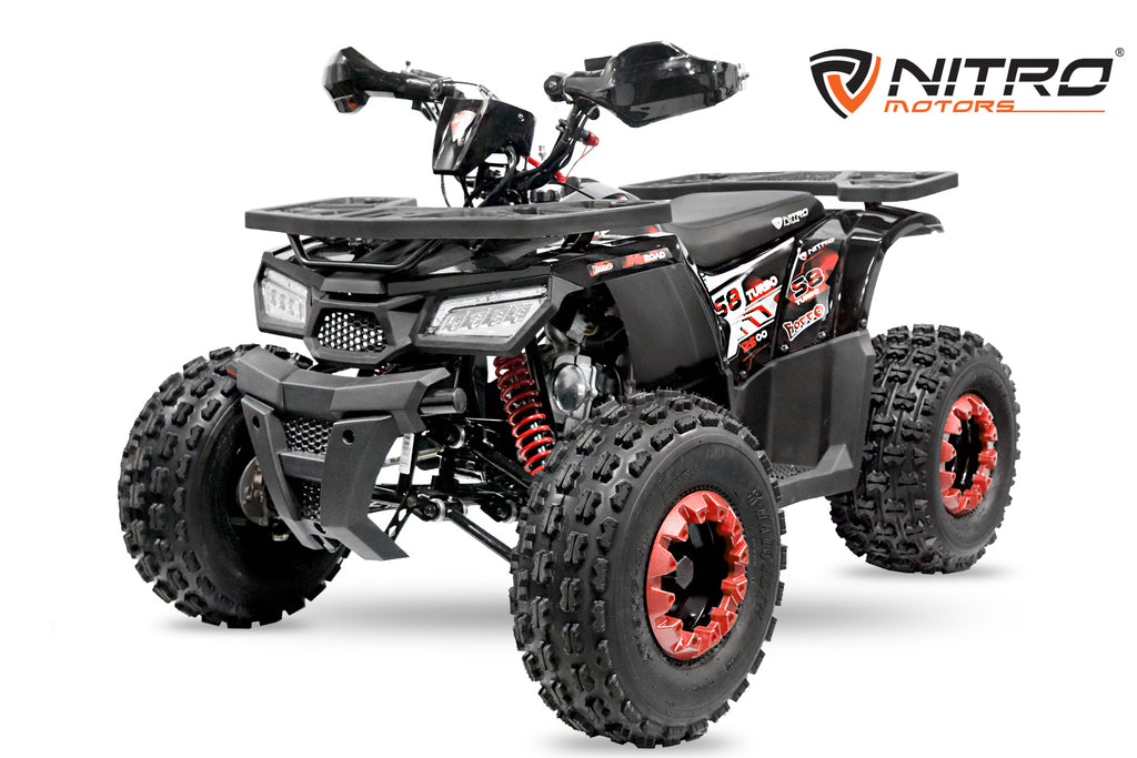 Quad Enfant Nitro 125cc midi Rocco RS8 3G Platinium Rouge
